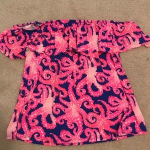 Off the Shoulder Lilly Pulitzer Shirt
